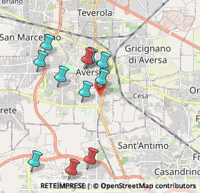 Mappa Via G. C. Abba, 81031 Aversa CE, Italia (2.10727)