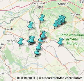 Mappa Via Alessandro Manzoni, 76014 Spinazzola BT, Italia (12.52)