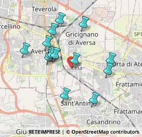 Mappa Via dei Gigli, 81031 Aversa CE, Italia (1.85714)