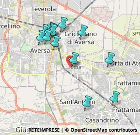 Mappa Via dei Gigli, 81031 Aversa CE, Italia (2.07)