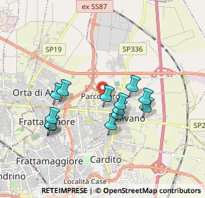 Mappa Piazza Mimosa, 80023 Caivano NA, Italia (1.63385)