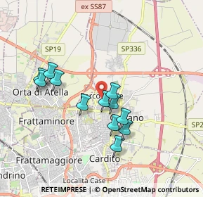 Mappa Piazza Mimosa, 80023 Caivano NA, Italia (1.68333)
