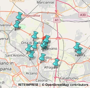 Mappa Piazza Mimosa, 80023 Caivano NA, Italia (3.72933)