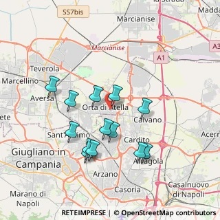 Mappa Via S. Salvatore, 81030 Orta di Atella CE, Italia (3.69462)