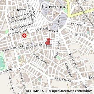 Mappa Via Sonnino, 1, 70014 Conversano, Bari (Puglia)