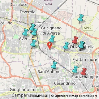 Mappa Via Fratelli Bandiera, 81030 Cesa CE, Italia (2.424)