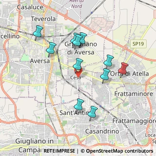 Mappa Via Fratelli Bandiera, 81030 Cesa CE, Italia (1.95364)