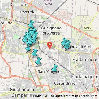 Mappa Via Fratelli Bandiera, 81030 Cesa CE, Italia (2.013)
