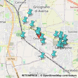 Mappa Via Fratelli Bandiera, 81030 Cesa CE, Italia (1.0105)
