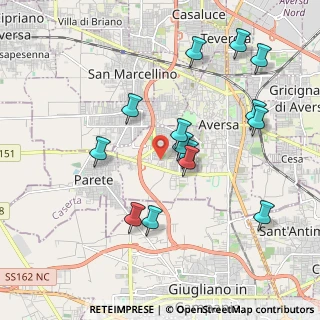 Mappa Via Guglielmo Marconi, 81030 Lusciano CE, Italia (2.10786)