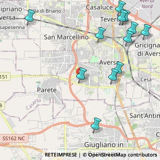 Mappa Via Guglielmo Marconi, 81030 Lusciano CE, Italia (3.1225)