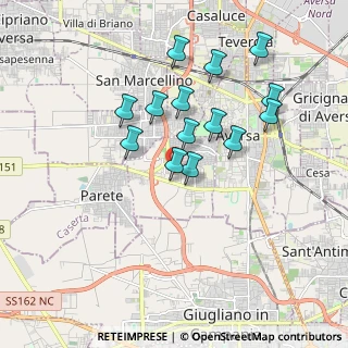 Mappa Via Guglielmo Marconi, 81030 Lusciano CE, Italia (1.74929)