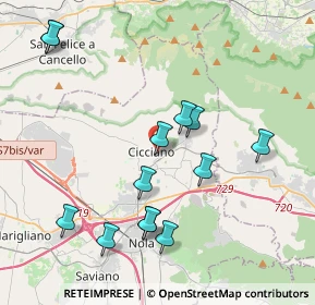 Mappa Via Monte della Taglia, 80033 Cicciano NA, Italia (4.46538)