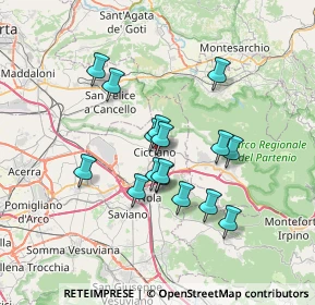 Mappa Via Monte della Taglia, 80033 Cicciano NA, Italia (6.1275)