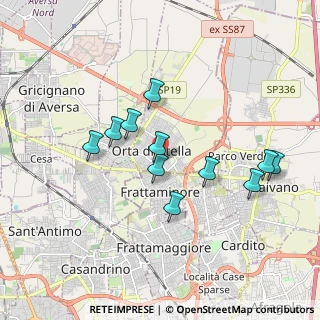 Mappa Via Pasquale Migliaccio, 81030 Orta di Atella CE, Italia (1.76818)