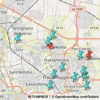 Mappa Via Cavour, 81030 Orta di Atella CE, Italia (3.0175)