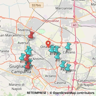Mappa Via Enrico Berlinguer, 81030 Orta di Atella CE, Italia (4.48214)