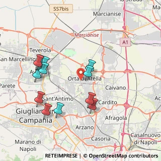 Mappa Via Enrico Berlinguer, 81030 Orta di Atella CE, Italia (4.22333)