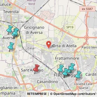 Mappa Via Fratelli Rosselli, 81030 Sant'Arpino CE, Italia (3.34909)