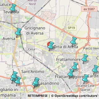 Mappa Via Fratelli Rosselli, 81030 Sant'Arpino CE, Italia (3.65643)