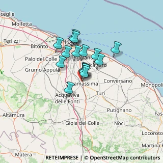 Mappa , 70010 Casamassima BA, Italia (9.91313)