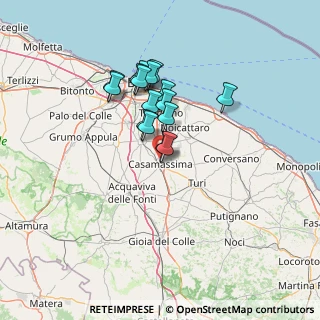 Mappa , 70010 Casamassima BA, Italia (11.38313)