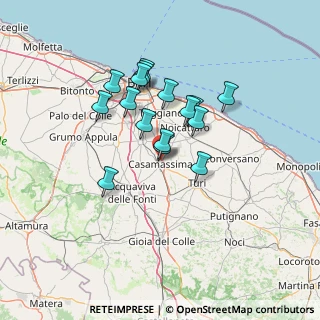Mappa , 70010 Casamassima BA, Italia (11.70375)