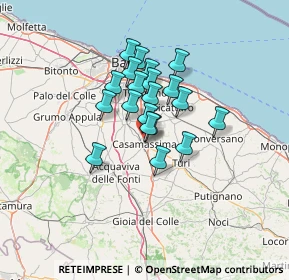 Mappa , 70010 Casamassima BA, Italia (9.7595)