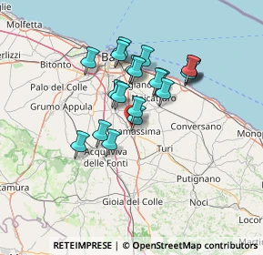 Mappa , 70010 Casamassima BA, Italia (11.6785)