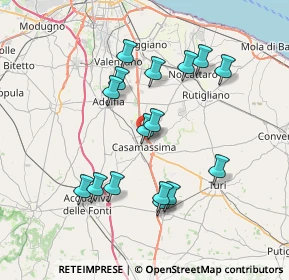 Mappa , 70010 Casamassima BA, Italia (7.50938)