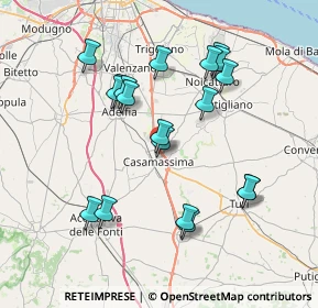 Mappa , 70010 Casamassima BA, Italia (7.86263)