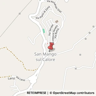 Mappa Via C. Battisti, 9, 83050 San Mango sul Calore, Avellino (Campania)