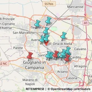 Mappa Via Marsico Pietro, 81030 Cesa CE, Italia (3.47938)