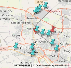 Mappa Via Alfredo Nobel, 81031 Cesa CE, Italia (4.30538)