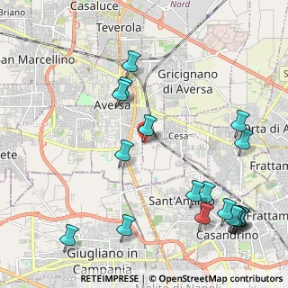 Mappa Via A. Nobel, 81030 Gricignano di Aversa CE, Italia (2.90611)
