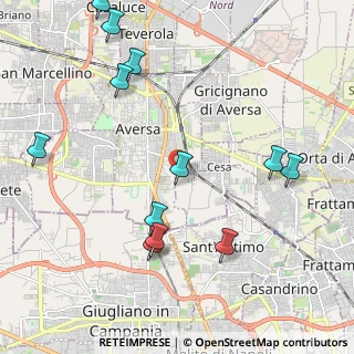 Mappa Via A. Nobel, 81030 Gricignano di Aversa CE, Italia (2.665)