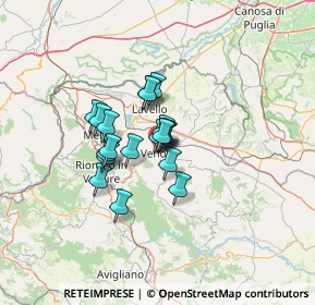Mappa Via Umbria, 85029 Venosa PZ, Italia (8.83158)
