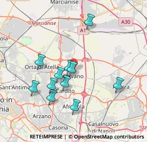 Mappa Via Pagano, 80023 Caivano NA, Italia (3.67636)