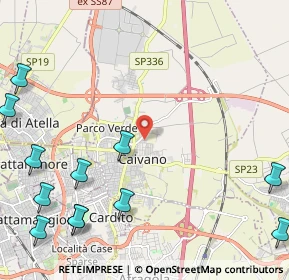 Mappa Via Pagano, 80023 Caivano NA, Italia (3.44667)