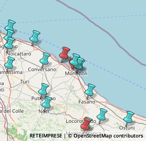 Mappa Via Concilio Vaticano II, 70043 Monopoli BA, Italia (20.05556)