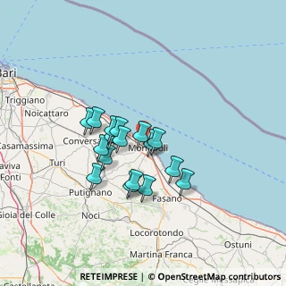 Mappa Via Cesare Beccaria 1^ Traversa, 70043 Monopoli BA, Italia (11.27706)