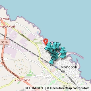 Mappa Via Cesare Beccaria 1^ Traversa, 70043 Monopoli BA, Italia (0.7)