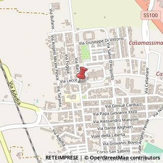 Mappa Via Bari, 70010 Casamassima, Bari (Puglia)