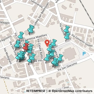 Mappa Via C. Balbo, 70014 Conversano BA, Italia (0.125)