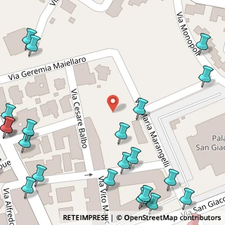 Mappa Via C. Balbo, 70014 Conversano BA, Italia (0.13536)