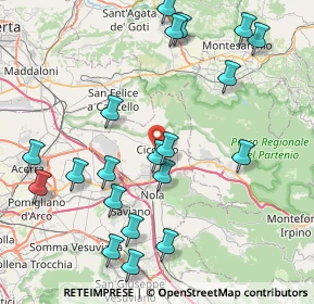 Mappa Via Giuseppe Garibaldi, 80033 Cicciano NA, Italia (10.0495)