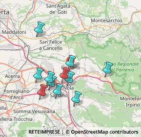 Mappa Via Giuseppe Garibaldi, 80033 Cicciano NA, Italia (7.18091)