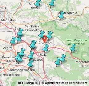 Mappa Via Giuseppe Garibaldi, 80033 Cicciano NA, Italia (9.404)