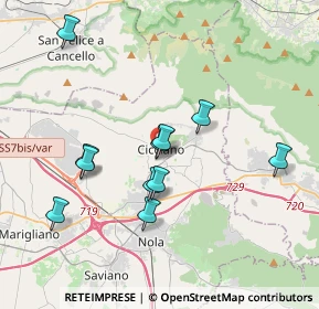 Mappa Via Giuseppe Garibaldi, 80033 Cicciano NA, Italia (3.74818)