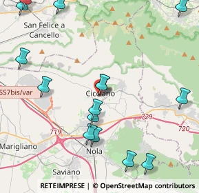 Mappa Via Giuseppe Garibaldi, 80033 Cicciano NA, Italia (5.53067)